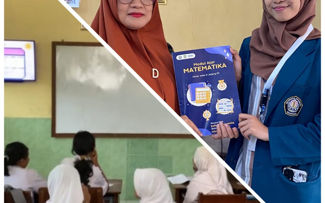 Belajar Asyik, Matematika Tak Sulit: Mahasiswa KKN UNDIP Ciptakan Modul Pembelajaran untuk Siswa Kelas 6 SDN Purwodiningratan