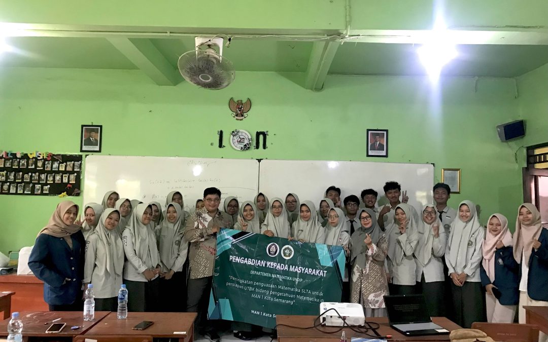 Sinergi Undip dan MAN 1 Semarang: Meningkatkan Kompetensi Matematika Siswa Kelas XII untuk Persiapan UTBK 2025