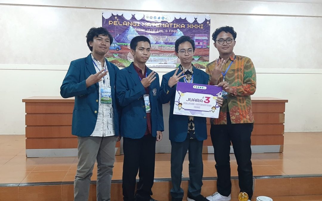 Kiprah Membanggakan Mahasiswa Matematika UNDIP di Kompetisi Pelangi Matematika XXXI