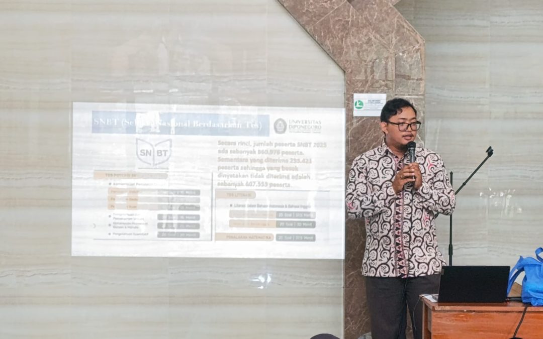 Dosen Departemen Matematika UNDIP Adakan Coaching Clinic SNBP–SNBT untuk Santri MA Nurussunnah Semarang
